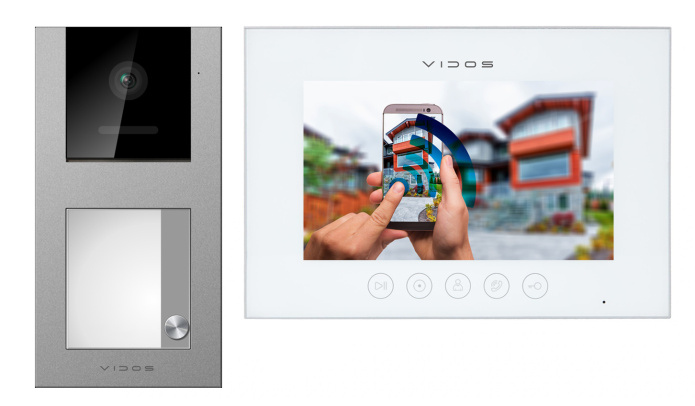 Wideodomofon WiFi z czytnikiem RFID Vidos S11-1 M11WX